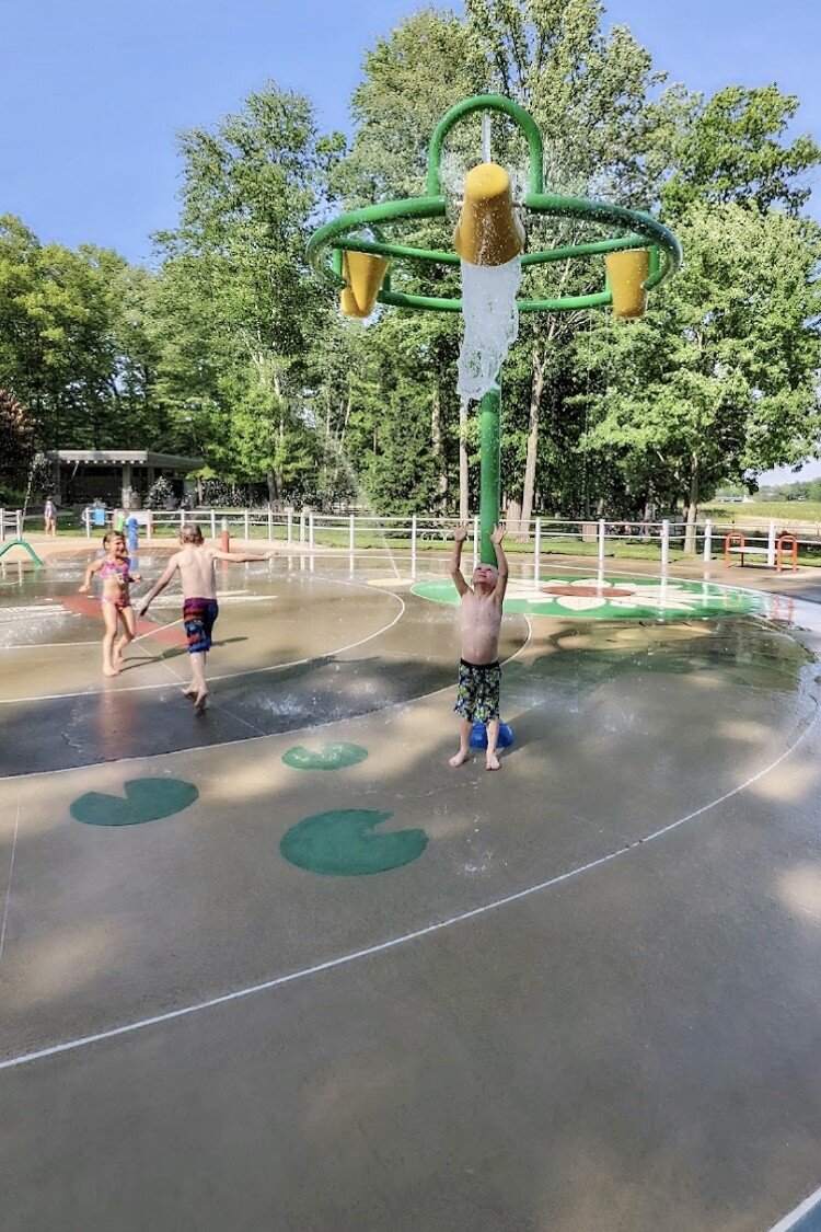 Spray Park at Sanford Lake Park