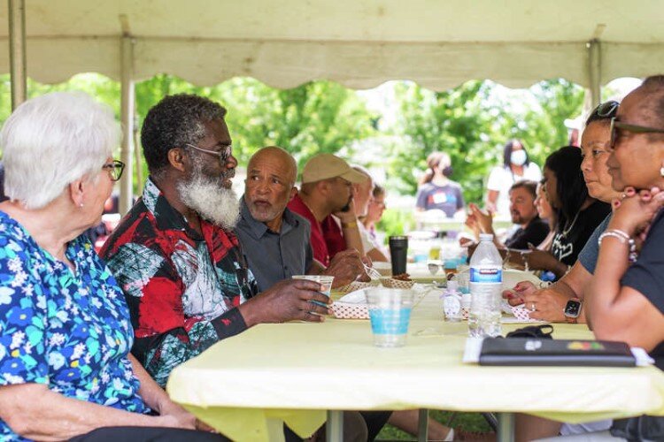 Juneteenth Block Party features food and fellowship.