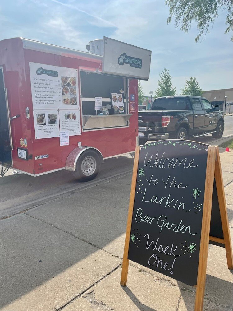 Food trucks will be parked near the Beer Garden and Tunes by the Tridge.