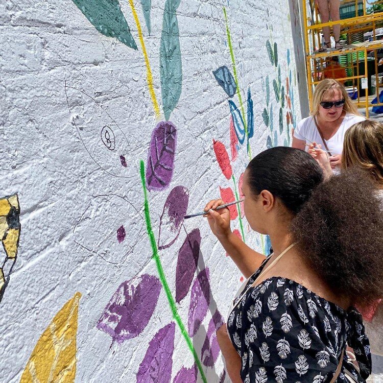 “We love the idea of people coming together, connecting, and being a part of the art-making experience..."