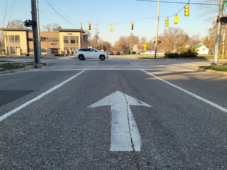 One-way traffic on Rodd Street currently takes traffic out of downtown.