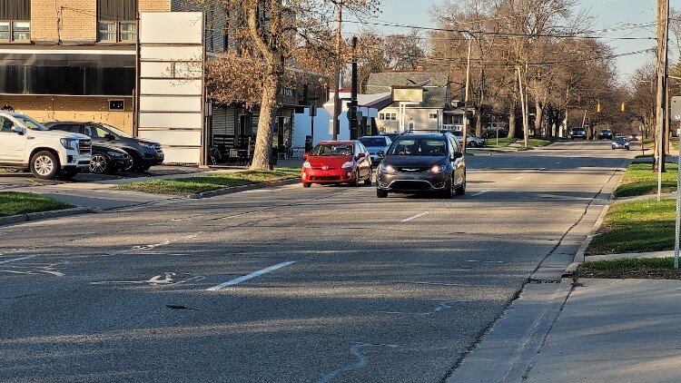Ashman Street brings traffic through Midtown and into downtown Midland.
