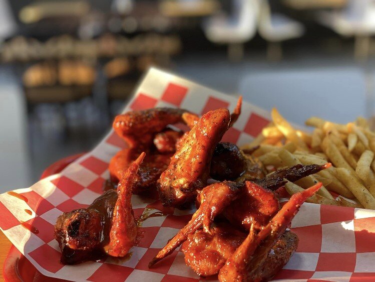 Chicken wings are on the menu at Big O.