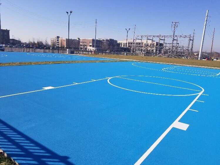 MBF grant awarded to the YMCA Uptown Park court project in Bay City.