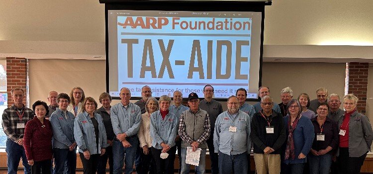 A team of Tax-Aide volunteers are trained and ready to serve.