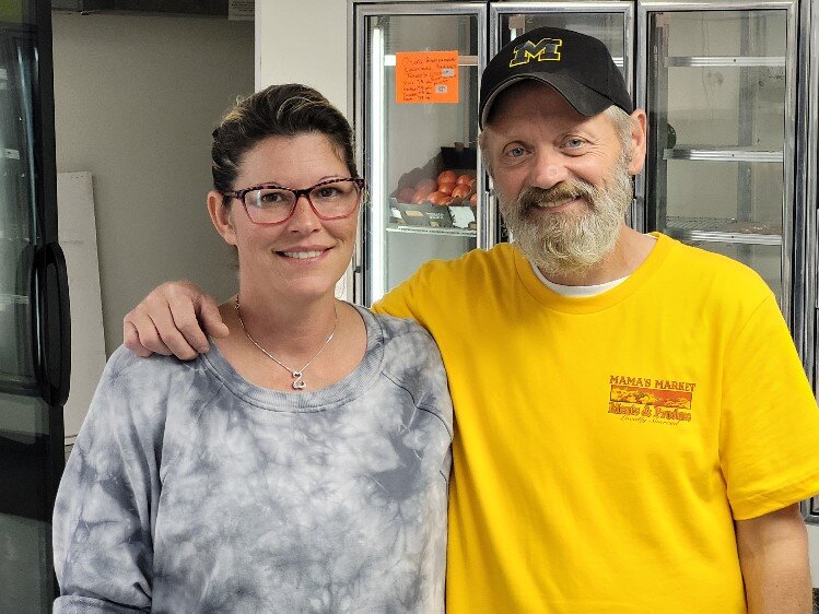 Sandra and John Spicer own Mama's in Coleman.