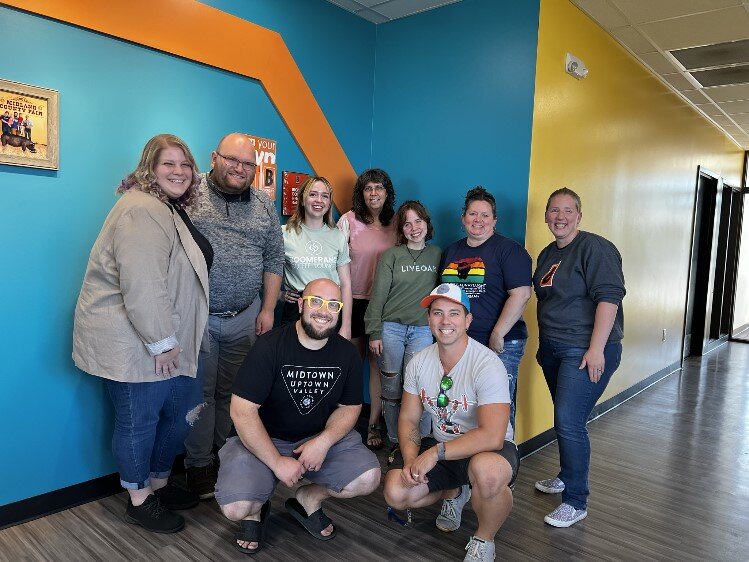 Neighboring expands outside of a particular suburban street, but rather, a church, school, or job.