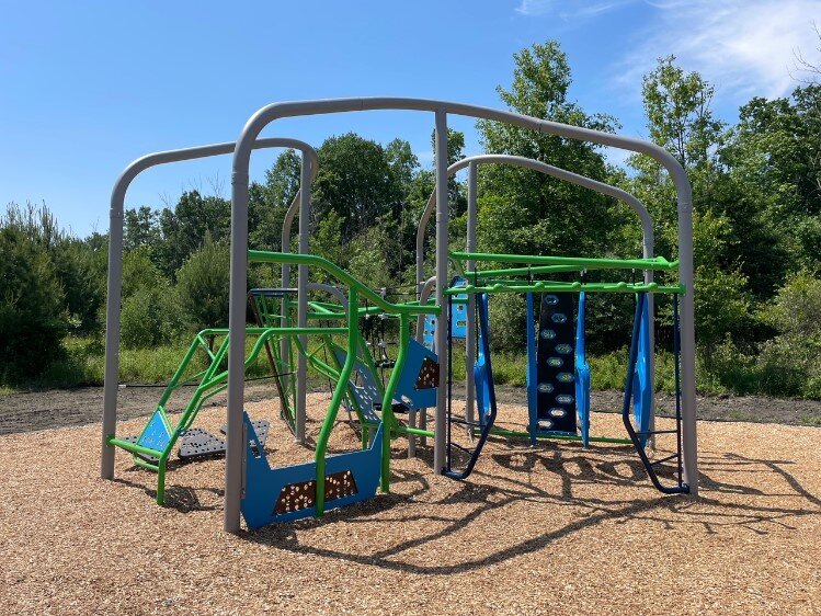 The park occupies a space once occupied by a medical office building.