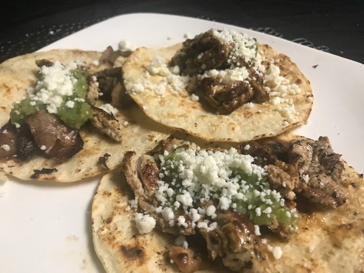 Taco-U offers a taco with sliced beef.