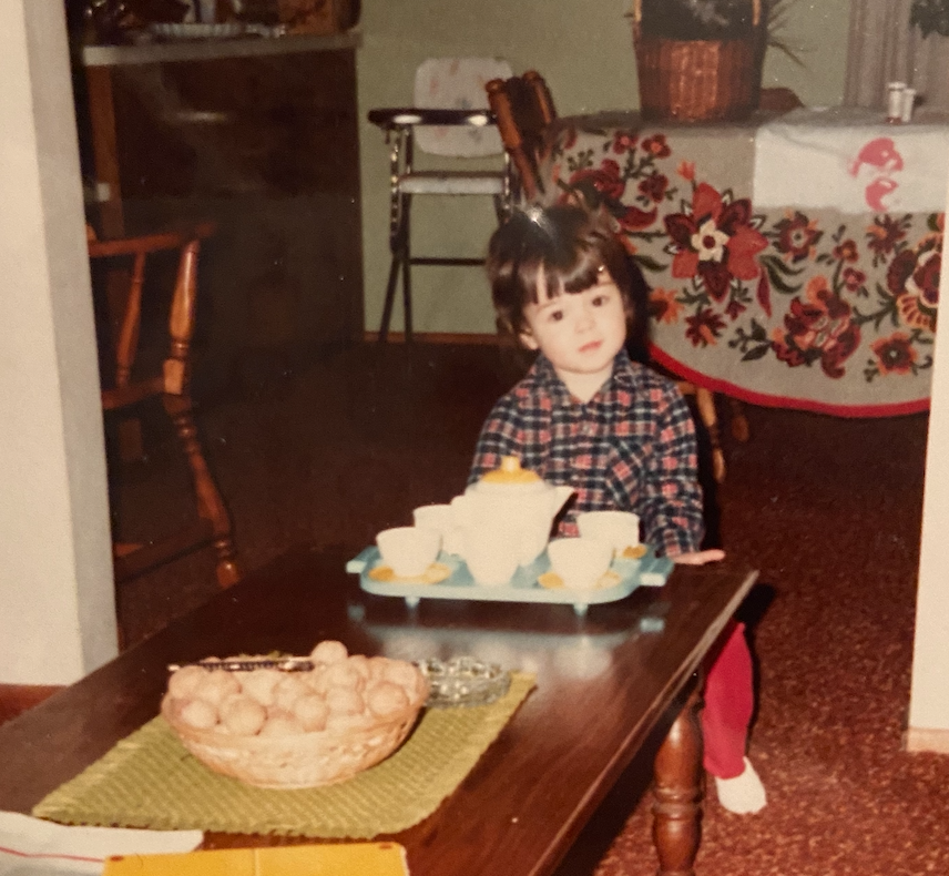 Erica Lang Sprague at a young age.