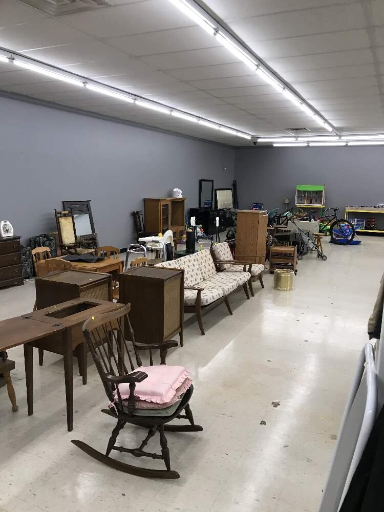 Donations are accepted during business hours.