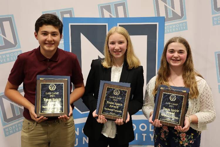 Awards are presented on the final day of the LAB camp.