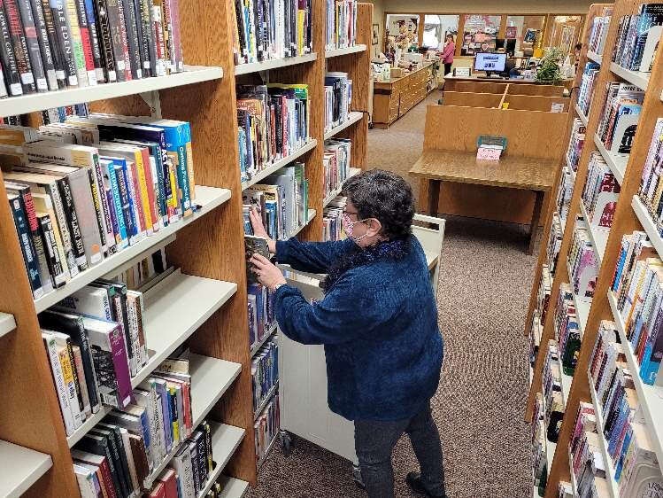 One of the community's assets is the Coleman Area Library. Gale Nelson is the director.