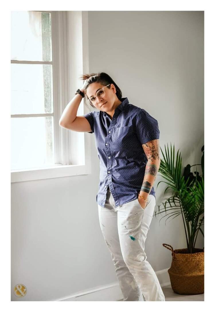 Jazzmyn Benitez is the operational manager of the Live Oak Coffeehouse and the owner of the Blue Light Studio.