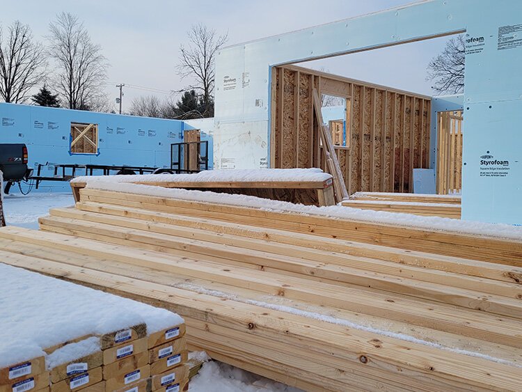 Habitat has had a long relationship with Dow and now DuPont to help make their homes more energy efficient.