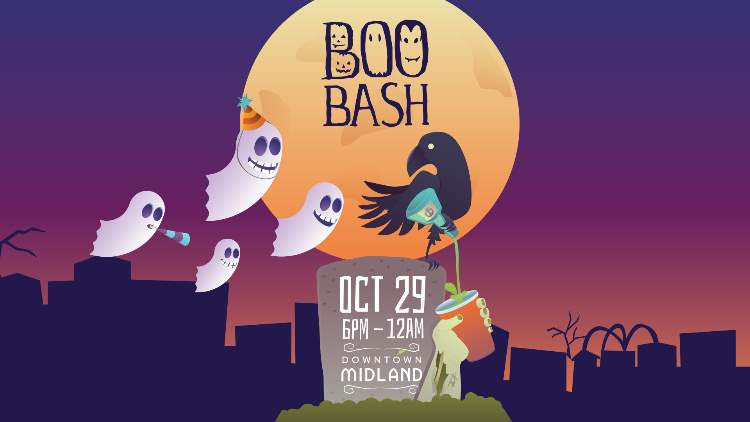 The Boo Bash will be held on Friday, Oct. 29 in downtown Midland.