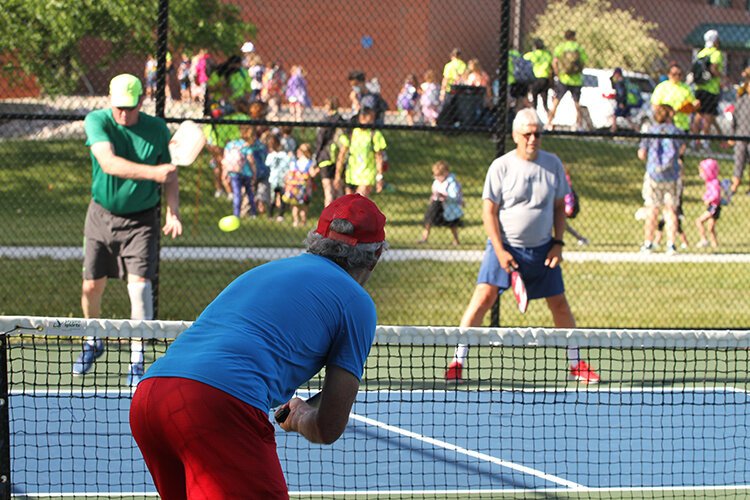 Pickleball has been gaining popularity over the years because it tends to be gentler on the joints and the equipment is lighter.