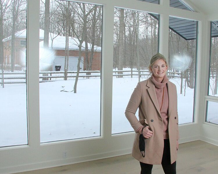 Jenifer Acosta acquired her real estate license late last year and now also works as a commercial agent.