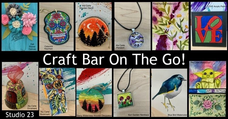 Studio 23 packed up everything needed to create a masterpiece at home.