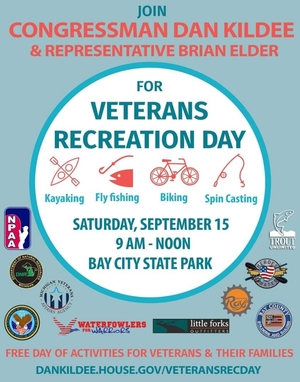 The Veterans Recreation Day on Saturday, September 15.