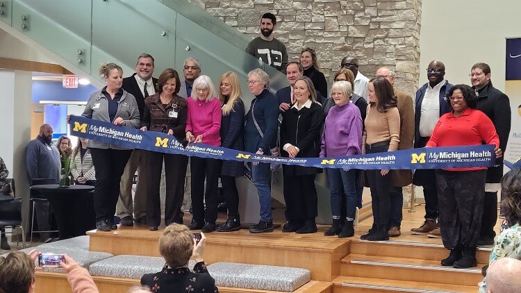 Ribbon cutting ceremony at the Pardee Cancer Wellness Center