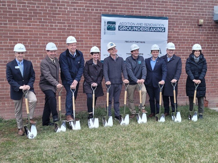 Groundbreaking ceremony for the Midland County ESA