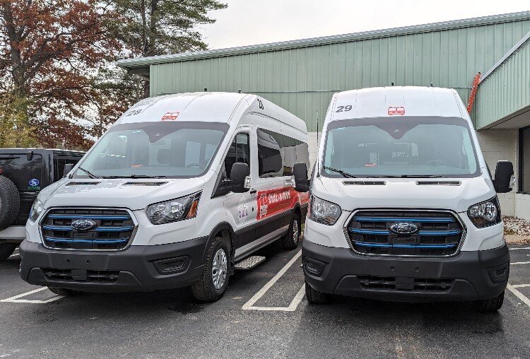Two EV vans have been added to the fleet.