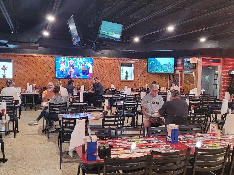New TVs were installed at The Bully.