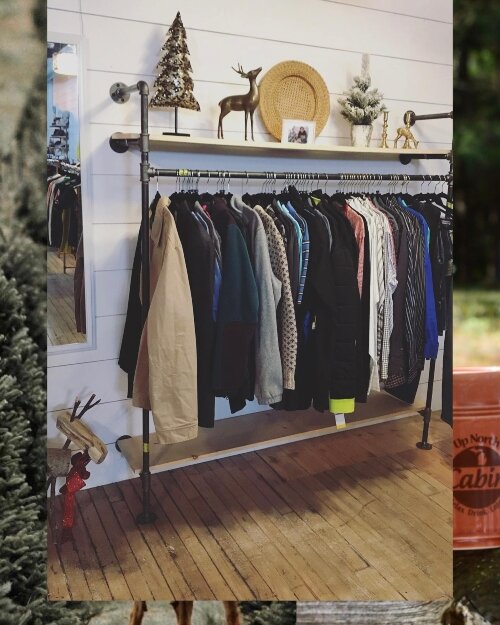 LuLu B's Resale + Consignment Shop carries a small line of men's clothing.