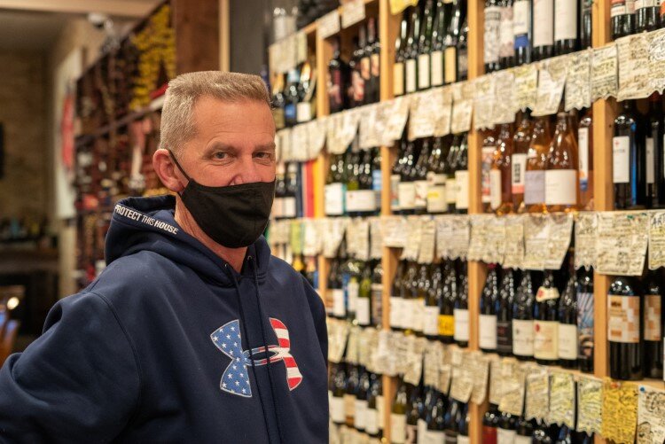 Greg Kimbrue, owner of VNOs, encourages people to continue supporting local businesses during the three-week pause.