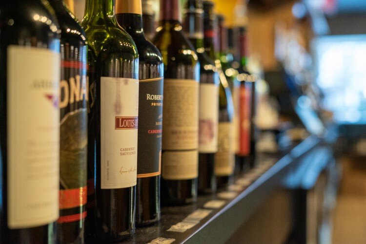 Customers can come inside VNOs to shop for wine.