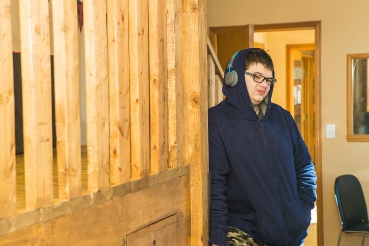 Dean’s mom says she never imagined he would learn the skills needed to hold a traditional job. At Game Changer, Dean cleans and disinfects surfaces. He also helps build spaces and tools for therapists to use with patients. 