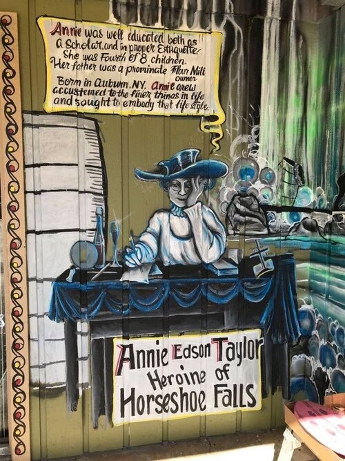 Visitors to Meats & Mooore can learn more about Taylor’s life and adventures in a mural near the business entrance.