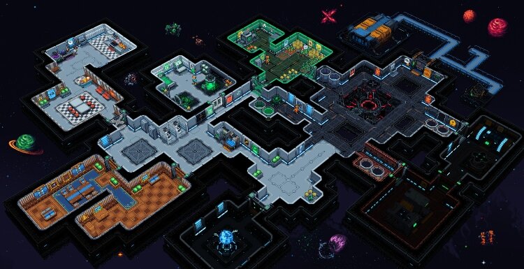 – The game calls for the player to take on the role of Artificial Intelligence while building a spaceport.