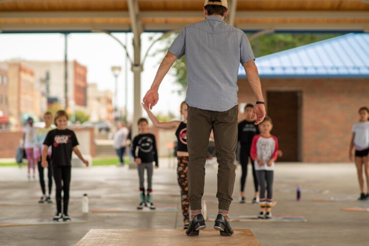 The Spark program includes assigning working artists to mentor scholarship recipients.