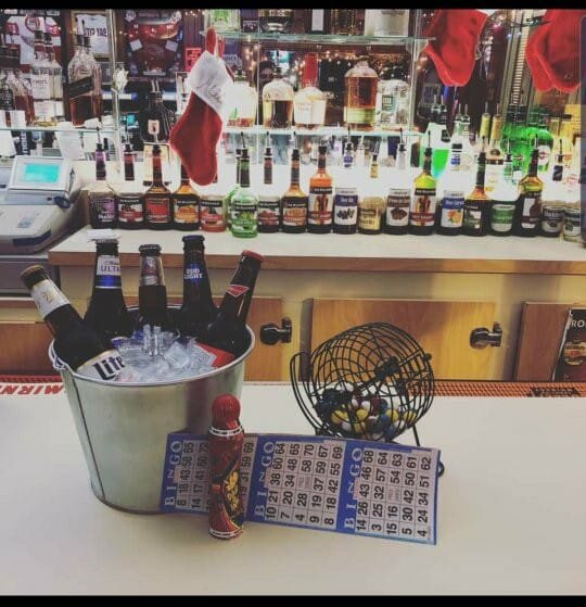 Before the pandemic, bingo nights packed The Bell with patrons. The bar is working to set up sidewalk tables now.