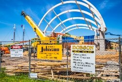 Although work will be finished in time for the summer concert season, many events already were canceled due to COVID-19.