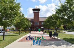 The Bay Area Community Foundation mailed balloon letters to people throughout the region. Recipients were asked to inflate the balloons, take a picture, and send it back. The goal was to spell out Give Local Bay while physically distant.