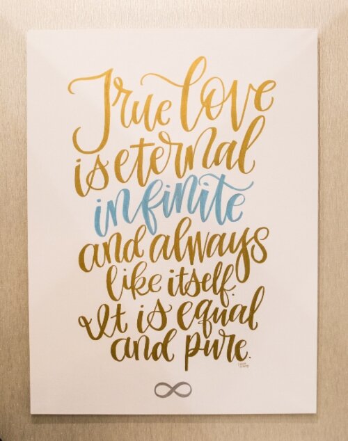 The bridal shop name came from its motto.