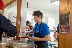 Open Door serves on average about 65 people a day.