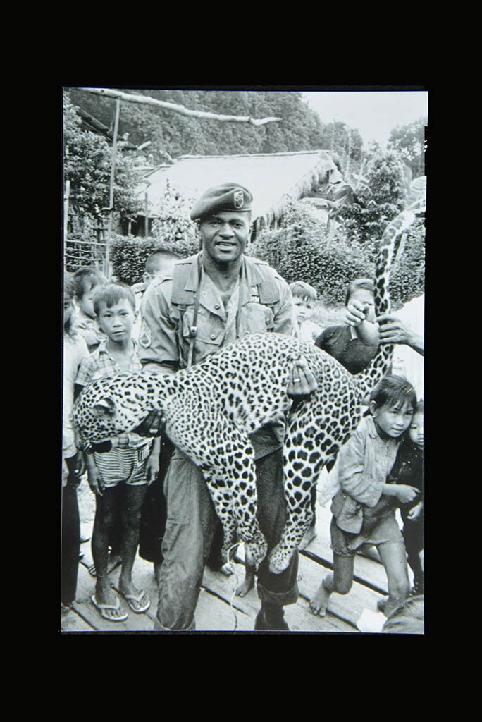 Command Sgt. Maj. Lonnie Johnson served in Vietnam for more than 5 years, learning about the country and its people. His military career lasted 30 years.