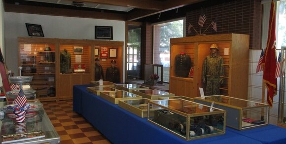 The Michigan Traveling Military Museum has permanent displays representing more than 100 years of military history. The museum is at 725 Washington Ave.