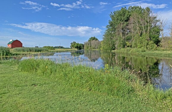In Monitor Township, the Herbert W. Steih Memorial Park gets visitors near the Kawkawlin River