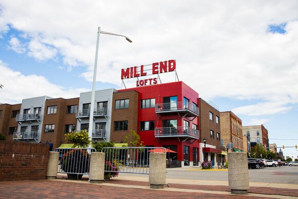 The addition of residential space in the downtown area, such as the Mill End Lofts at 808 N Water St., have helped attract and retain a skilled workforce.