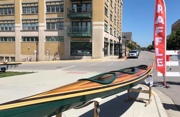 During the winter, members of the Sailing Association are invited to help build a boat that is later raffled to support youth and adult sailing programs.