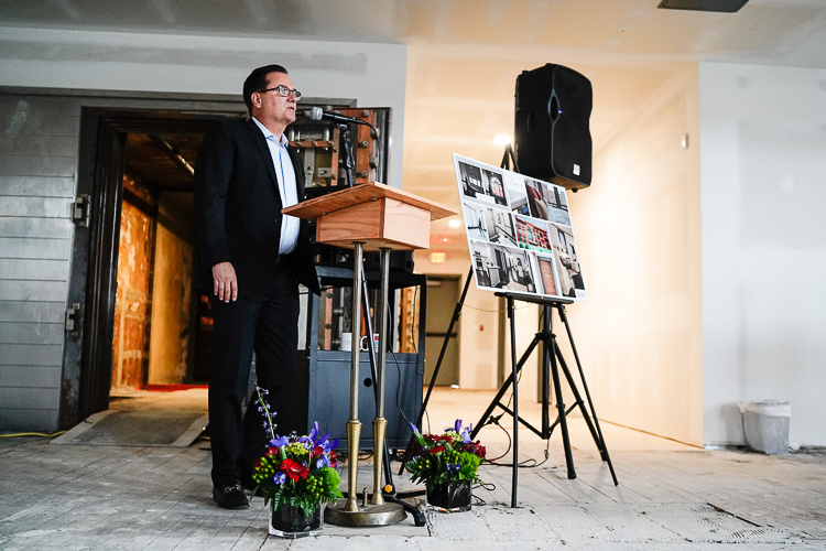 Rod Hildebrant, a partner in the project