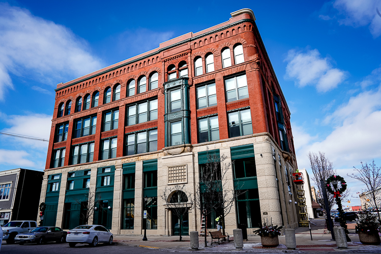 Something old: Once vacant and ready for demolition, the former Crapo building in Bay City has been redeveloped into apartments, with the creation of a first-floor restaurant underway.