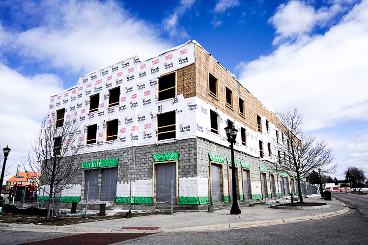 Something new: Uptown Bay City continue to grow, entering phase 2 of its development with this mixed-use building.
