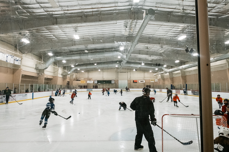 The Civic Area offers free skating, hockey, and figure skating opportunities year-round. 