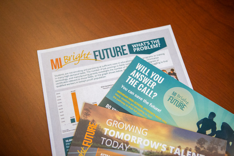 My Bright Future uses e-mentoring, message boards, and company profiles to connect what’s happening in today’s classroom with current and projected needs among local employers.